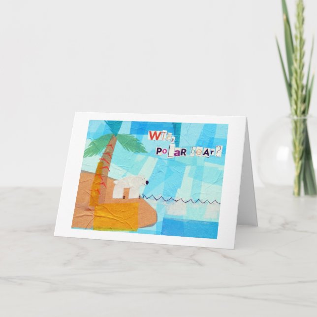 Cartão WTF, Urso Polar? (Frente)