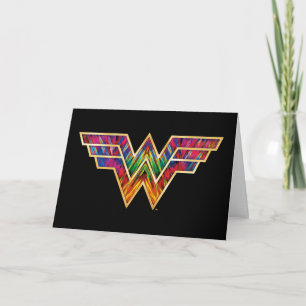 Cartão WW84   Wonder Woman Kaleidoscope Logo