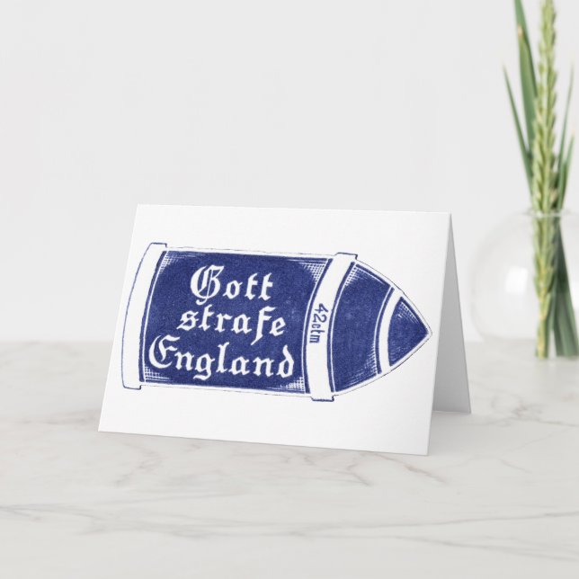 Cartão WWI punem Inglaterra (Frente)