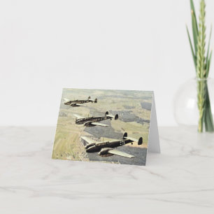 Cartão WWII Three Messerschmitt ME-110