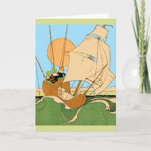 Cartão Wynken, Blynken e assentimento