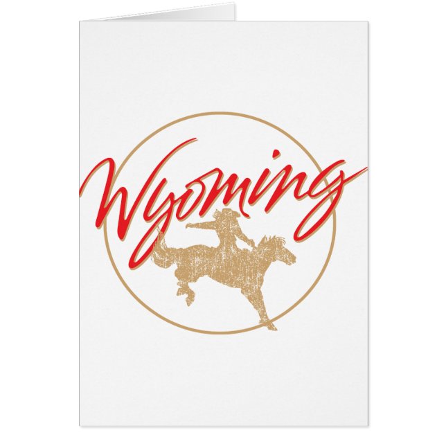 Cartão Wyoming (Frente)