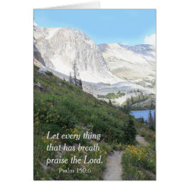 Cartão Wyoming Mounties Elogia