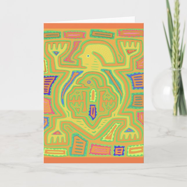 Cartão Xamã com Criança (Frente)