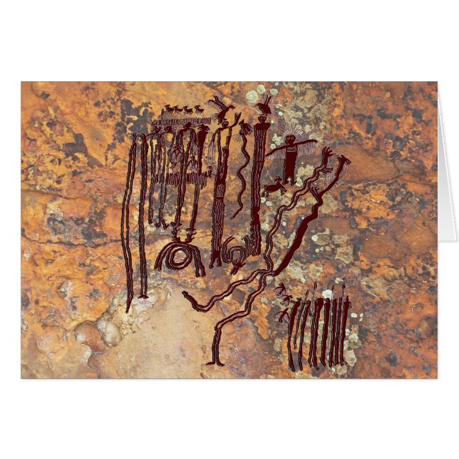 Cartão Xamãs e Espíritos (Frente Horizontal)