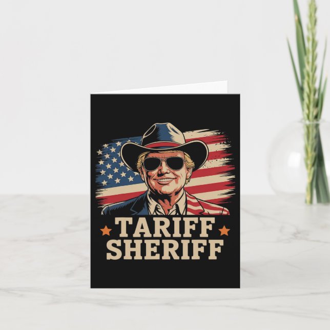 Cartão Xerife Trump Tari (Frente)