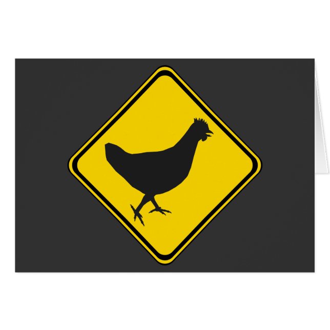 Cartão Xing de frango! (Frente Horizontal)