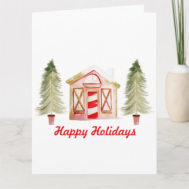 Cartão XMAS Gnomo Design 4 (Frente)