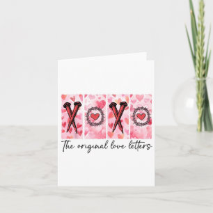 Cartão Xoxo As Letras De Amor Originais Verificadas Valen