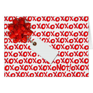 CARTÃO XOXO NÃO