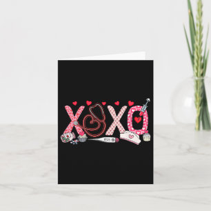 Cartão Xoxo Xo Xo Enfermeira Dia dos Namorados Homens Mul