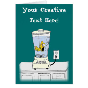 Cartão Ya Betcha eu sou forçado! (Peixes em um