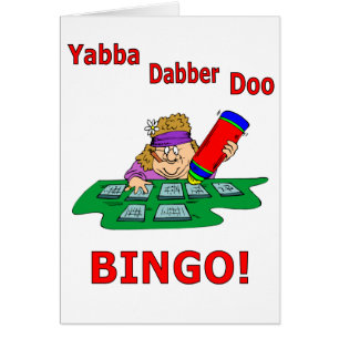 Cartão Yabba Dabber Doo - BINGO