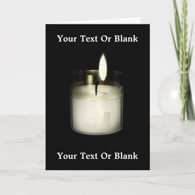 Cartão Yahrzeit (Frente)