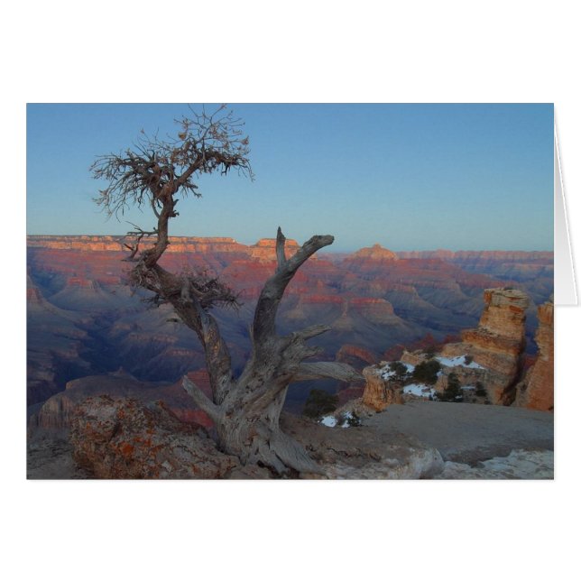 Cartão Yaki Point No Grand Canyon (Frente Horizontal)