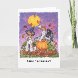 Cartão Yappy de Howlingween com envelope