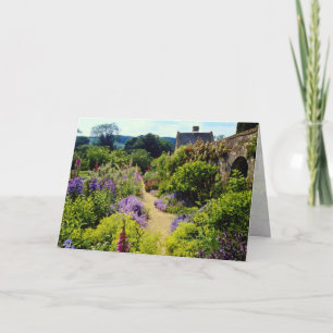 Cartão Yellow Cotswold garden flowers