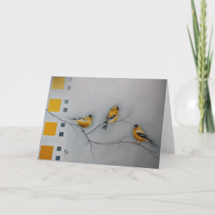 Cartão Yellow Finche Greeting Card