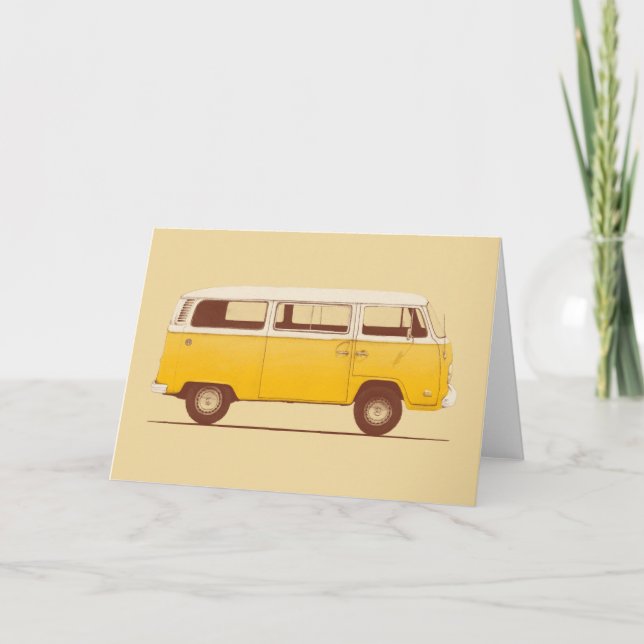 Cartão Yellow Van | Florent Bodart (Frente)