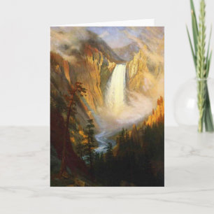 Cartão Yellowstone Falls Greeting Card Greeting Card