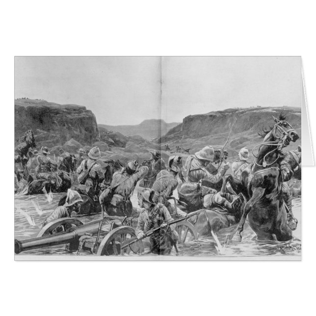 Cartão Yeomanry surpreso com uma deriva (Frente Horizontal)