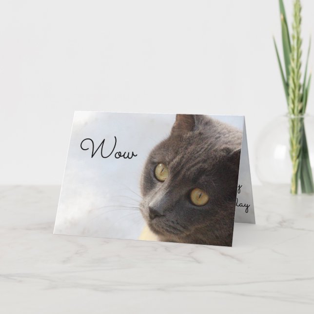 Cartão Yep Old Happy Birthday (Frente)