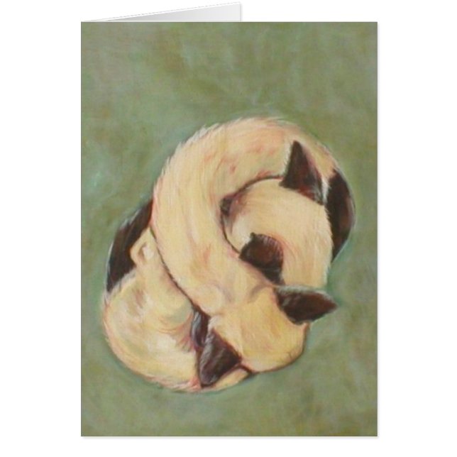 Cartão Yin e Yang (Frente)