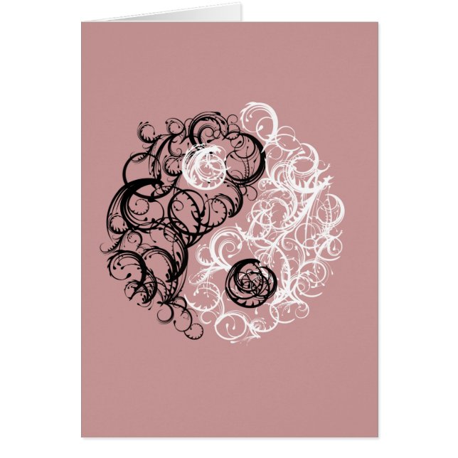 Cartão Yin Yang (Frente)