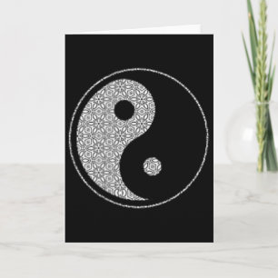 Cartão Yin Yang Tai Chi, Qi Gong, Yoga, Wushu, Artes Marc