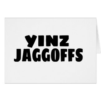 Cartão Yinz Jaggoffs