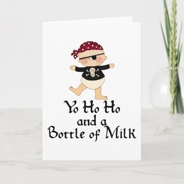 Cartão Yo Ho Ho (Frente)