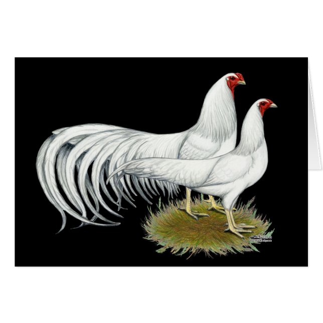 Cartão Yokohama: Par Branco (Frente horizontal)