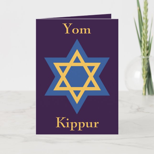 Cartão Yom Kippur (Frente)