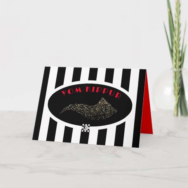 Cartão Yom Kippur Blessings (Frente)