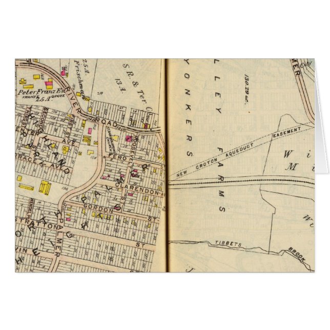 Cartão Yonkers, Nova York 19 (Frente Horizontal)