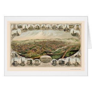 Cartão York, mapa panorâmico do PA - 1879