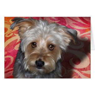 Cartão Yorkie