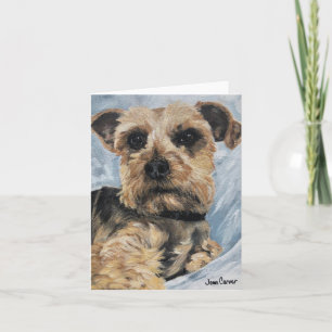 Cartão Yorkie - "Luther"