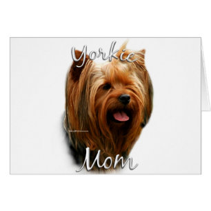 Cartão Yorkshire Terrier Mãe 2