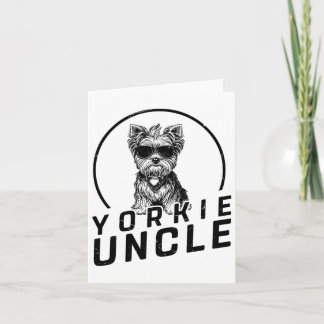 Cartão Yorkshire Terrier Tio presentes Donos de Cachorros