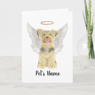 Cartão Yorkshire Terrier Yorkie Simpatia Memorial