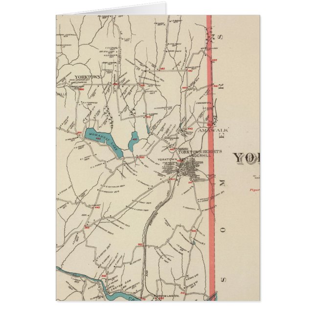 Cartão Yorktown NY (Frente)