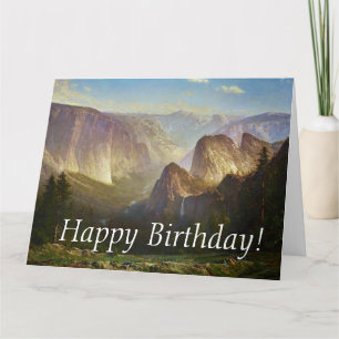 Cartão Yosemite National Park Domina Big Birthday Card