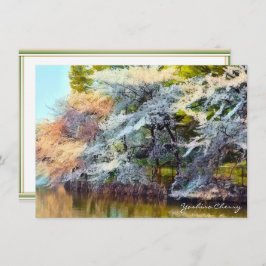 Cartão Yoshino Cherry: Flat Card