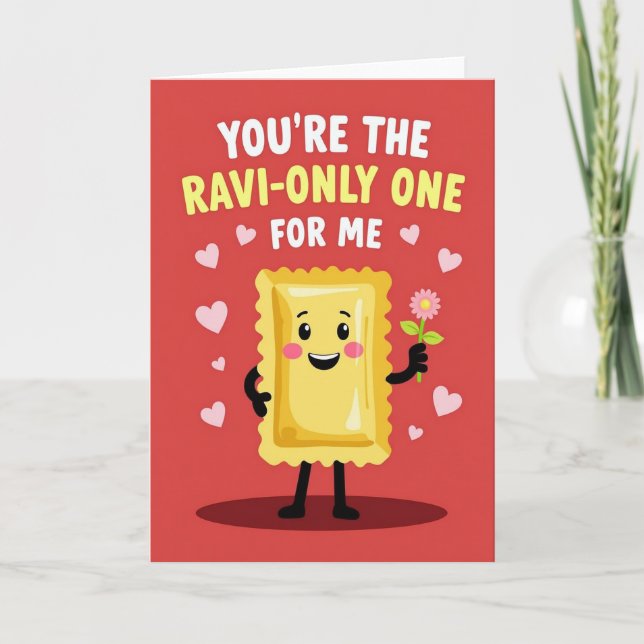 Cartão You Are My Ravioli Only Card (Frente)