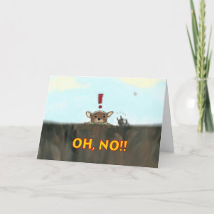 Cartão You fell off the deep end! Card