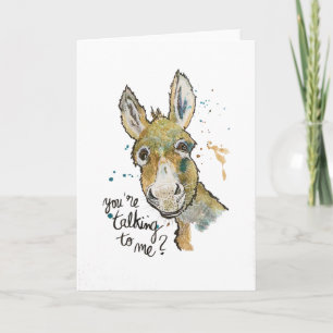 Cartão You' re talking to me?