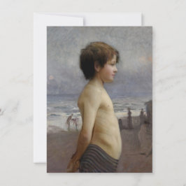 Cartão Young Boy at the Beach (por Jules Bastien-Lepage)