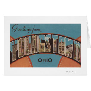 Cartão Youngstown, Ohio - grandes cenas da letra