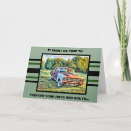 Cartão Your Chassis Dragging - Birthday Card